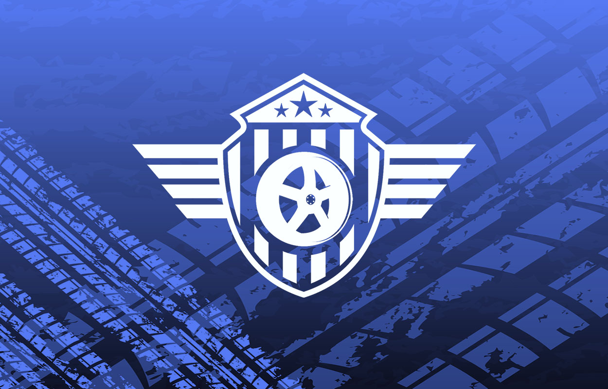 hero image tireshop logo and tire tred